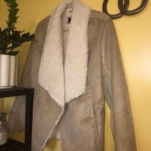 Fur coat too big for me size large